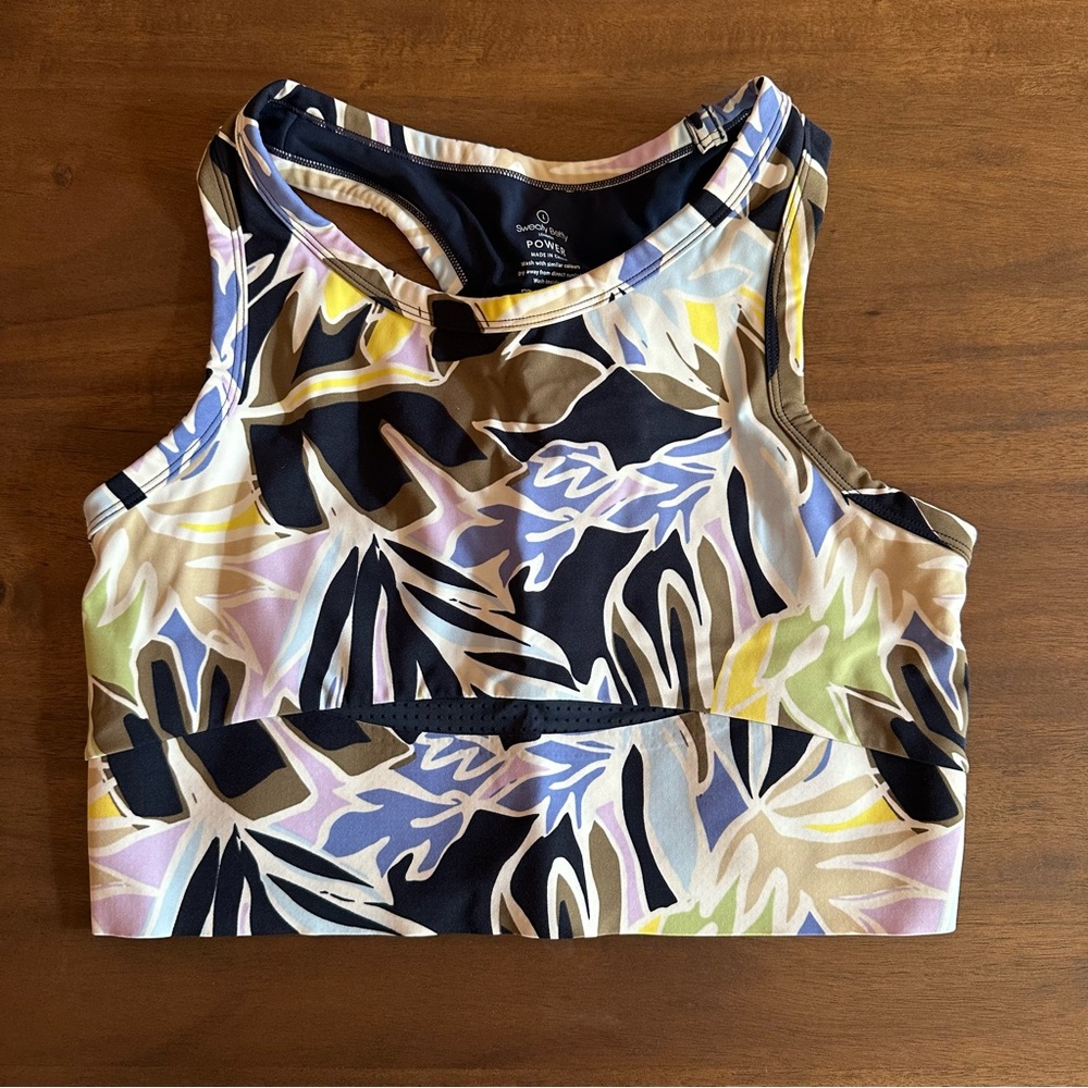 Sweaty Betty Women's Multicolor Patterned Sports Bra